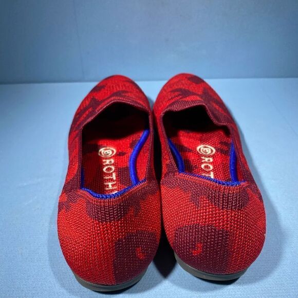 Rare Rothy's Red Camo Loafers Size 6 - Picture 6 of 7
